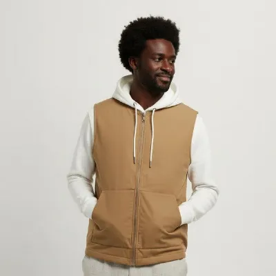 YTWOO YTWOO Unisex-Bodywarmer mit Teddykragen