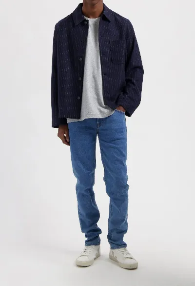 MUD Jeans MUD Jeans Herren vegan Jeans Low Tapered Dunn Stone Vintage