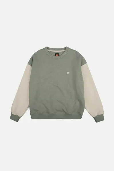 Trendsplant Trendsplant Women's Color Block Oversized Sweatshirt Iron Veil