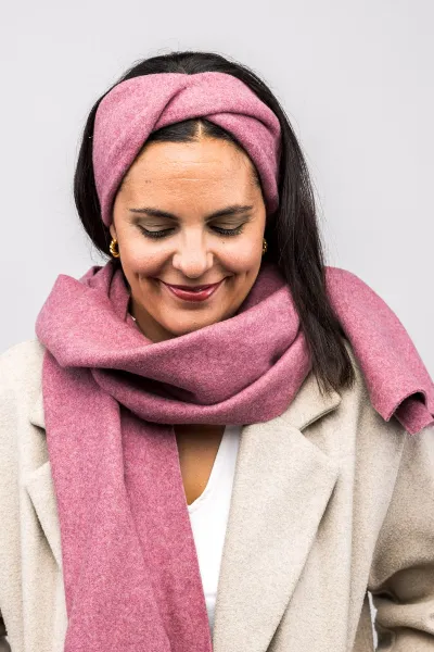 obumi Stirnband Twist Fleece