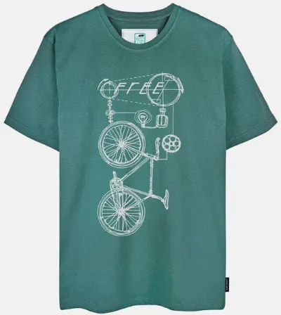 Gary Mash GARY MASH T-Shirt Freecycle#2 aus Biobaumwolle