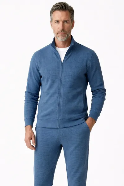 ORGANICATION ORGANICATION Herren vegan Jacke Jorrin Light Navy