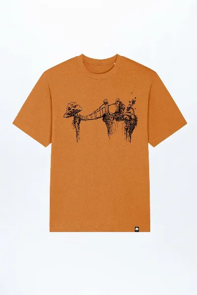 SCHLAFWANDLER Brückenwächter Relaxed Fit T-Shirt für Männer
