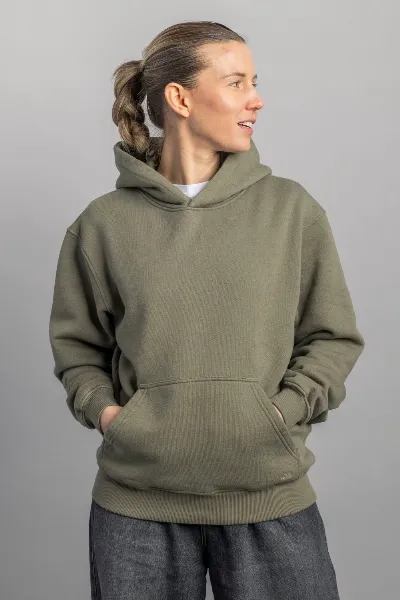 DIRTS DIRTS Herren vegan Hoodie Oversized Dusty Olive