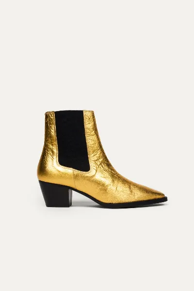BIKKOU BIKKOU Damen vegan Boots 3pm Friday Rocks Metallic