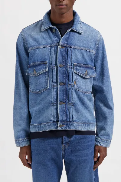 MUD Jeans MUD Jeans Herren vegan Jacke Liam Medium Aged