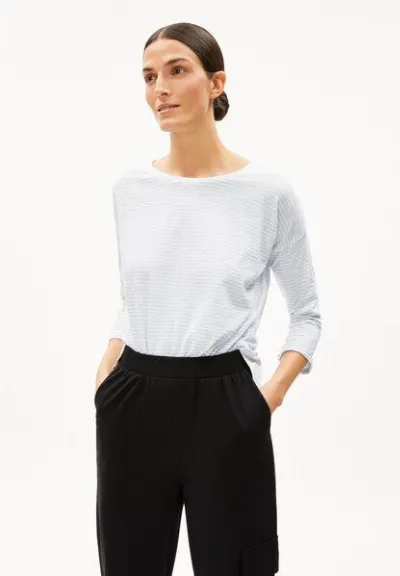ARMEDANGELS ARMEDANGELS SIANAA LOVELY STRIPES - Damen Longsleeve Oversized Fit aus Bio-Baumwolle