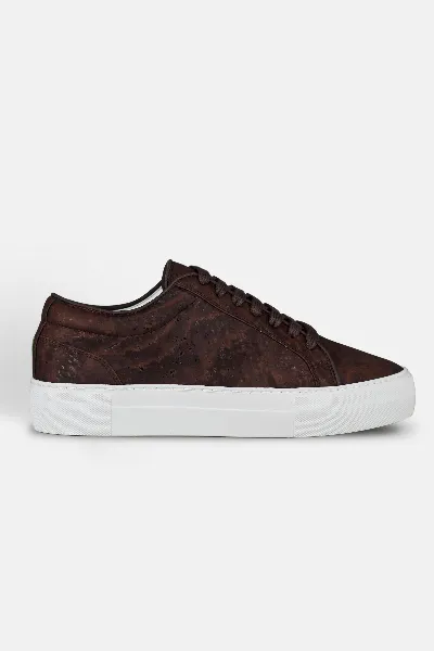 QURC QURC Herren vegan Sneaker Castanha Brown Essential