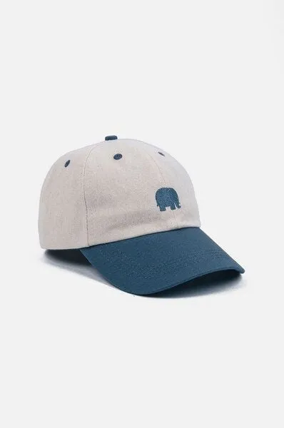 Trendsplant Trendsplant Logo Dad Cap Indigo Ecru