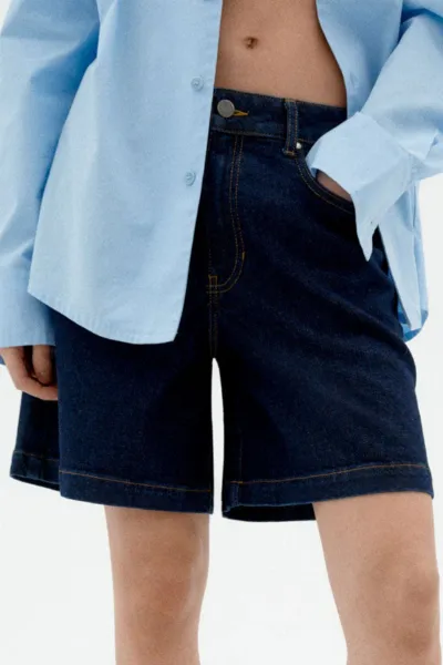 thinking mu Thinking MU Damen vegan Short Luisa Dark Clean Blue