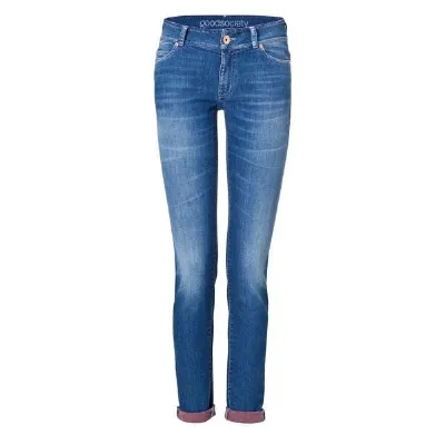 goodsociety goodsociety Womens Slim Jeans Harrow Red Back