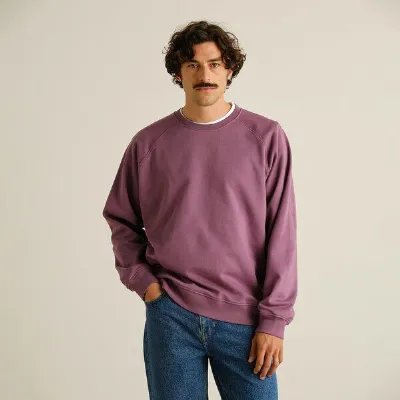 Dedicated DEDICATED Herren Sweatshirt Malmoe Berry Purple