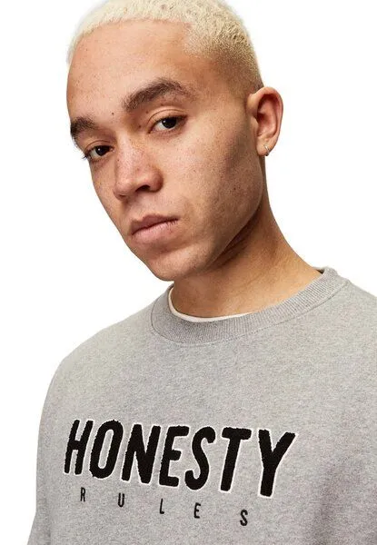 Honesty Rules Honesty Rules Logo Embro Sweat