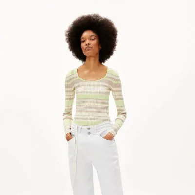 ARMEDANGELS ARMEDANGELS Alaania - Crew - Multicolor aus Bio-Baumwolle