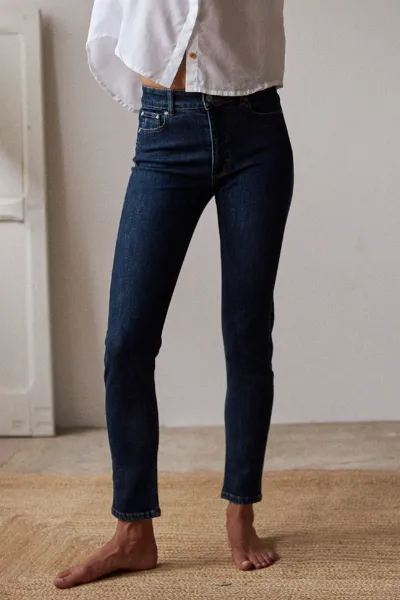 TWOTHIRDS TWOTHIRDS Damen vegan Jeans La Graciosa Mid Blue