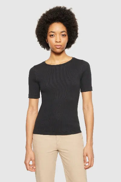 KnowledgeCotton Apparel T-Shirt Rib