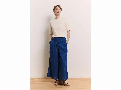 tranquillo tranquillo Bio-Damen-Culotte Soniaa in Batist-Optik, navy,