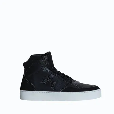 Ashoka Paris Ashoka Paris Mateo High-Top Sneaker Schwarz, biobasiert & recycelt