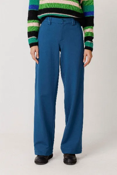 SKFK SKFK Damen vegan Hose Nekane Blau