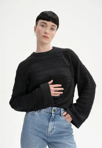 MELA MELA Strukturierter Strickpullover JALIDI