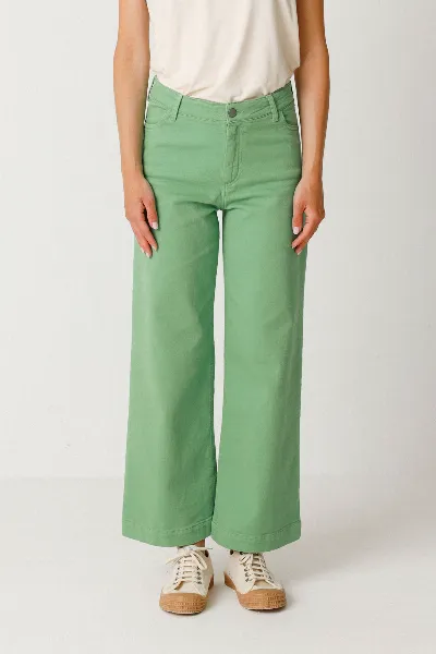 SKFK SKFK Damen vegan Hose Ane Green