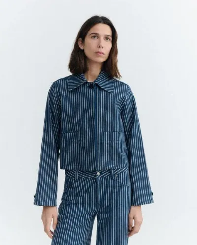 thinking mu thinking mu Railway Stripes Astrid Jacket
