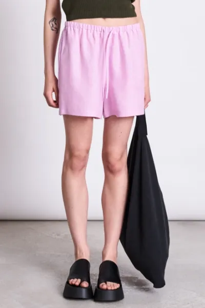 JAN N JUNE JAN 'N JUNE Damen vegan Shorts Drawstring Marum Light Orchid Pink