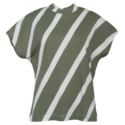 Living Crafts LIVING CRAFTS - Damen T-Shirt - Gestreift (52% Bio-Baumwolle; 48% Viskose (Bambus)), Nachhaltige Mode, Bio Bekleidung