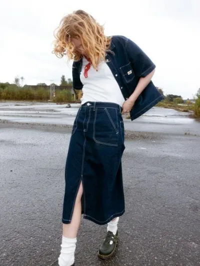 Nudie Jeans Nudie Jeans Boel Painter Denim Skirt