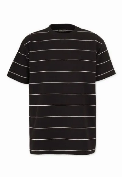 Honesty Rules Honesty Rules Oversize French Terry Striped T-Shirt
