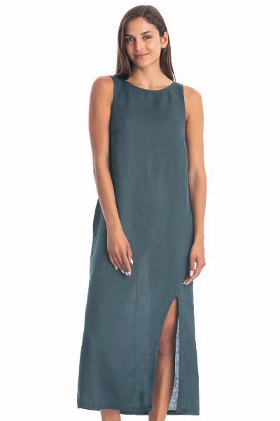 RAVENS VIEW IBIZA RAVENS VIEW IBIZA Damen vegan Kleid Nicola Ozeanblau