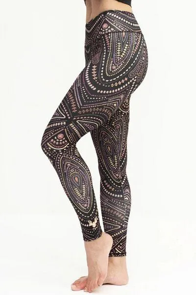 Kismet Yogastyle Kismet Yogastyle GANGA LEGGINGS 7/8 MANDALAY EARTH