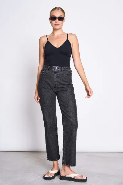 JAN N JUNE JAN 'N JUNE Damen vegan Oberteil Matilda Black