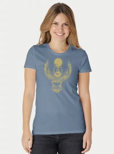 Peaces.bio - handbedruckte Biomode Peaces.bio - handbedruckte Biomode Damen Fit T-Shirt Cheper
