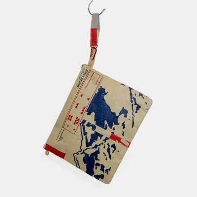 REFISHED fair fashion REFISHED fair fashion Täschchen 'BAG-IN-BAG' (XL) - upcycelte Zementsäcke