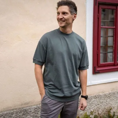 Vresh Clothing Vresh Clothing Vriedl - Oversized T-Shirt aus Heavy-Jersey Biobaumwolle