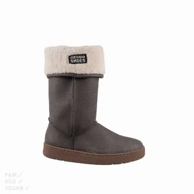 Vegetarian Shoes Vegetarian Shoes Highly Snug Boot Grey