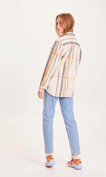 KnowledgeCotton Apparel KnowledgeCotton Apparel Overshirt - Lillian - aus Bio-Baumwolle