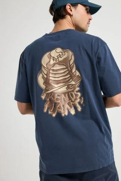 Trendsplant Trendsplant Panqueque T-Shirt Pageant Blue
