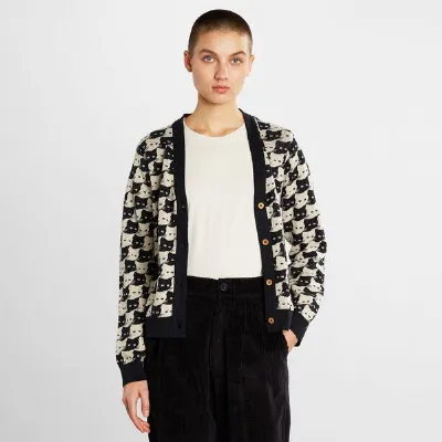 Dedicated DEDICATED Damen Strickjacke Iggesund aus Biobaumwolle