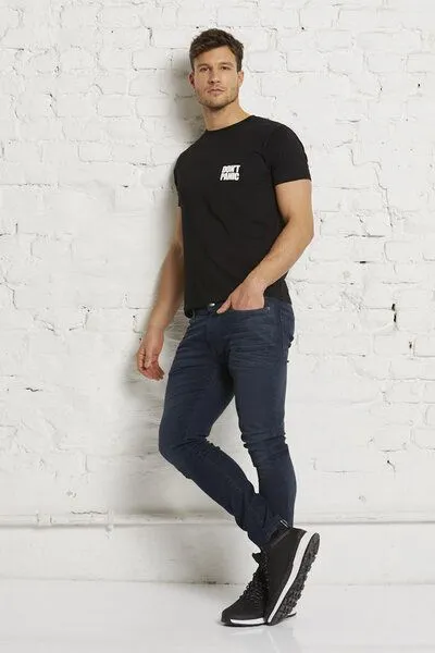 Wunderwerk Wunderwerk Herrenhose aus Bio-Baumwolle Steve slim overdye high flex