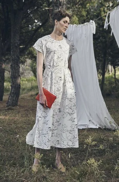 Sophia Schneider-Esleben Sophia Schneider-Esleben Dress Nina Dove - Damenkleid aus Bio-Baumwolle