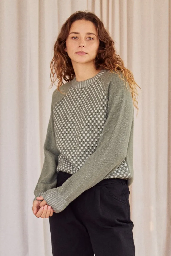 TWOTHIRDS TWOTHIRDS Damen vegan Pullover Guana Cay Aqua