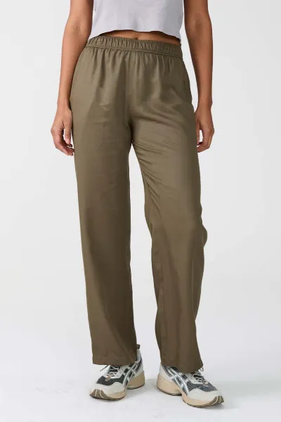 Yahmo Yahmo Damen vegan Hose Hilde Olive