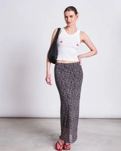 JAN N JUNE JAN N JUNE PRINTED TANK TOP AMAGER