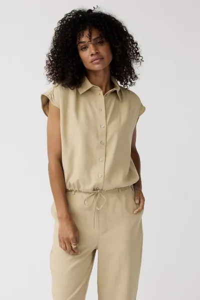 Alchemist Alchemist Damen vegan Bluse Flora Ly Sand