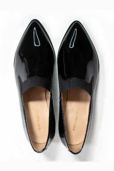 Will's Vegan Store Will's Vegan Store Damen vegan Derby Loafer Lack