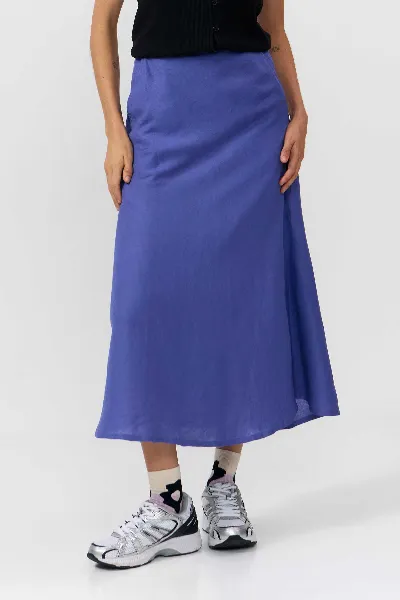 SUITE13LAB SUITE13LAB Damen vegan Rock Belen Mittelblau