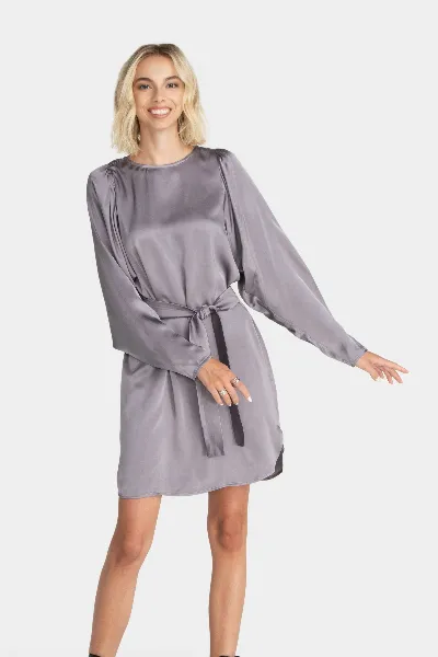 Lovjoi LOVJOI Damen vegan Kleid Melissar Hellviolett