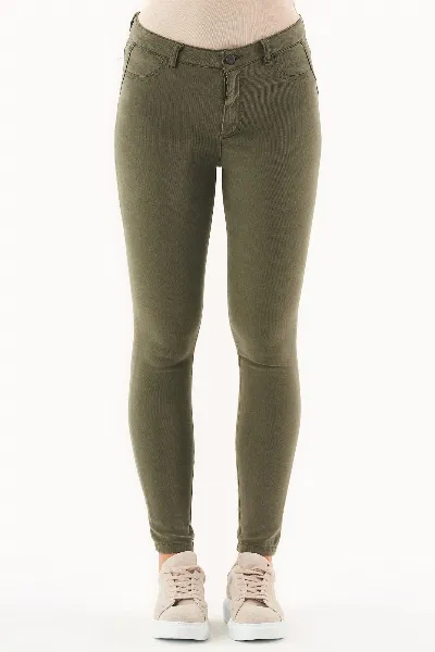 ORGANICATION ORGANICATION Damen vegan Hose Tencel Bio-Baumwolle Oliv